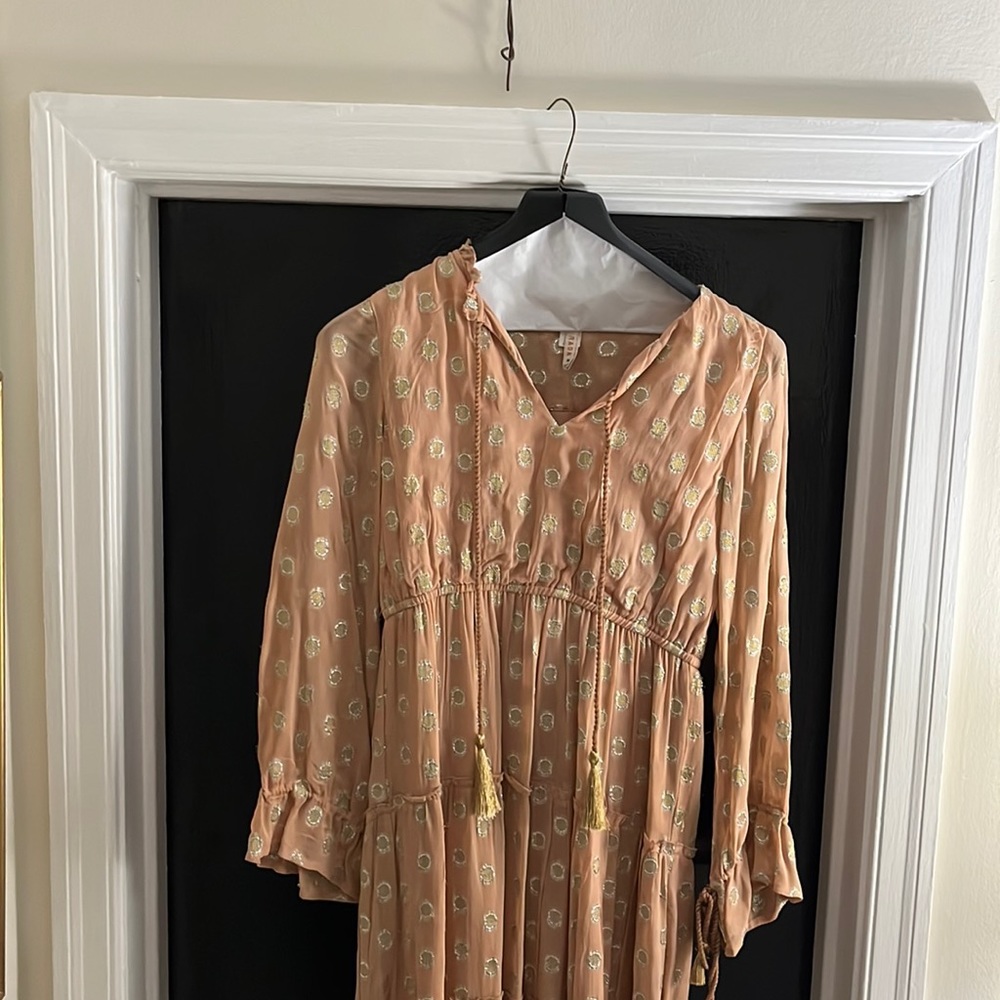 Lovely full length dress 95% viscose- made in India - only worn once